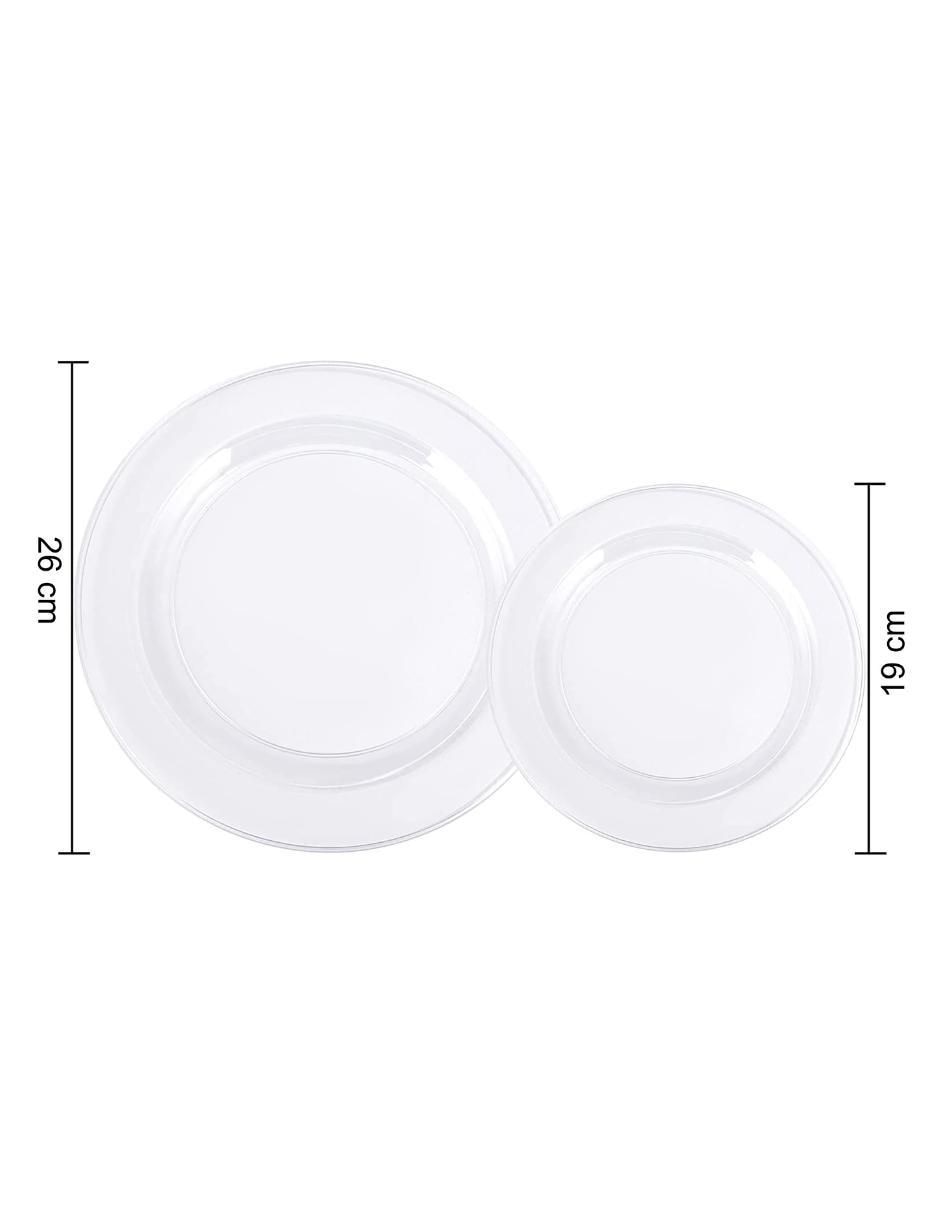Plato fiesta Desechables de plástico 50 piezas