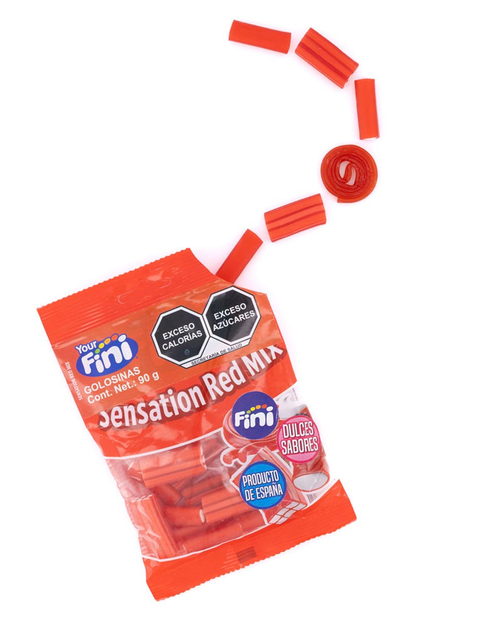 Gomitas Fini Sensation Red Mix con 90 g