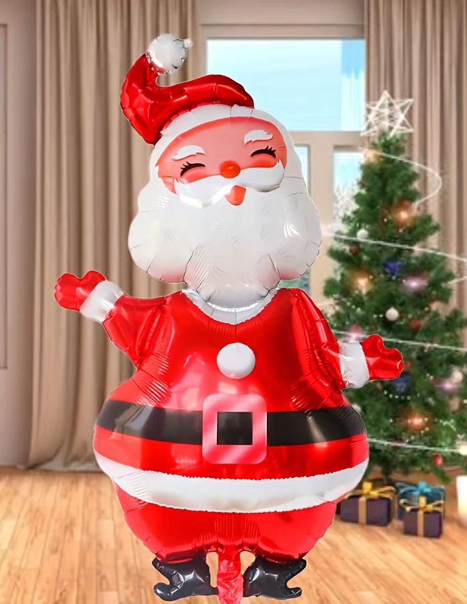 Globo metálico de Santa Claus