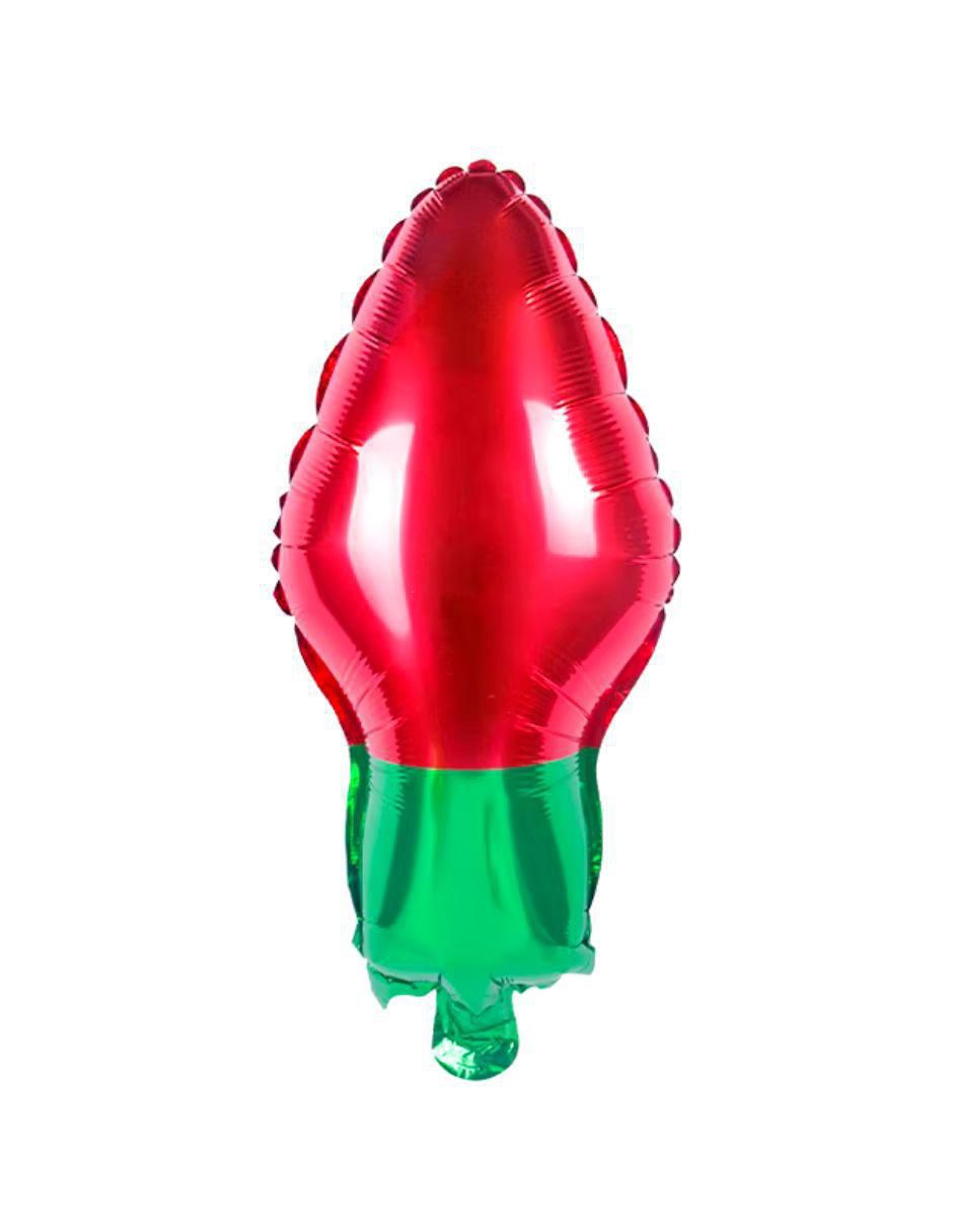 Globo metálico de navidad