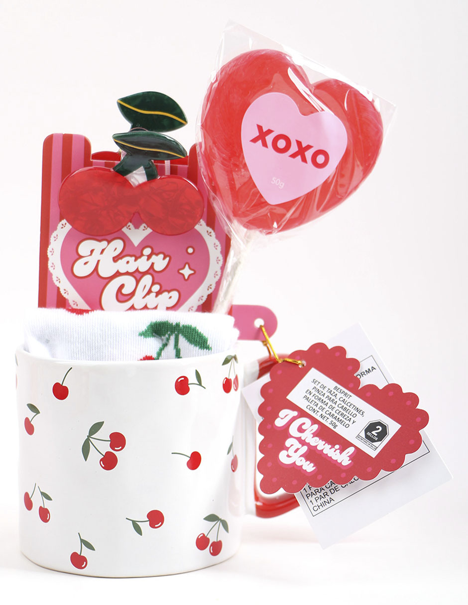 Set regalo taza I Cherrish You 9