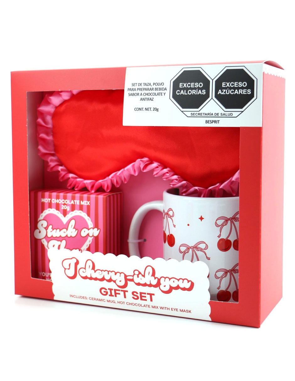 Set regalo taza I Cherry-Ish You 2