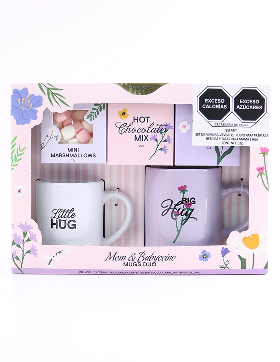 Set de tazas americanas Mom & Babyccino 5 piezas 2