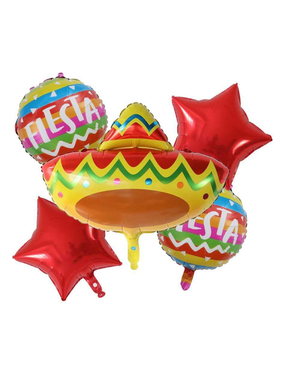 Globo metálico de México