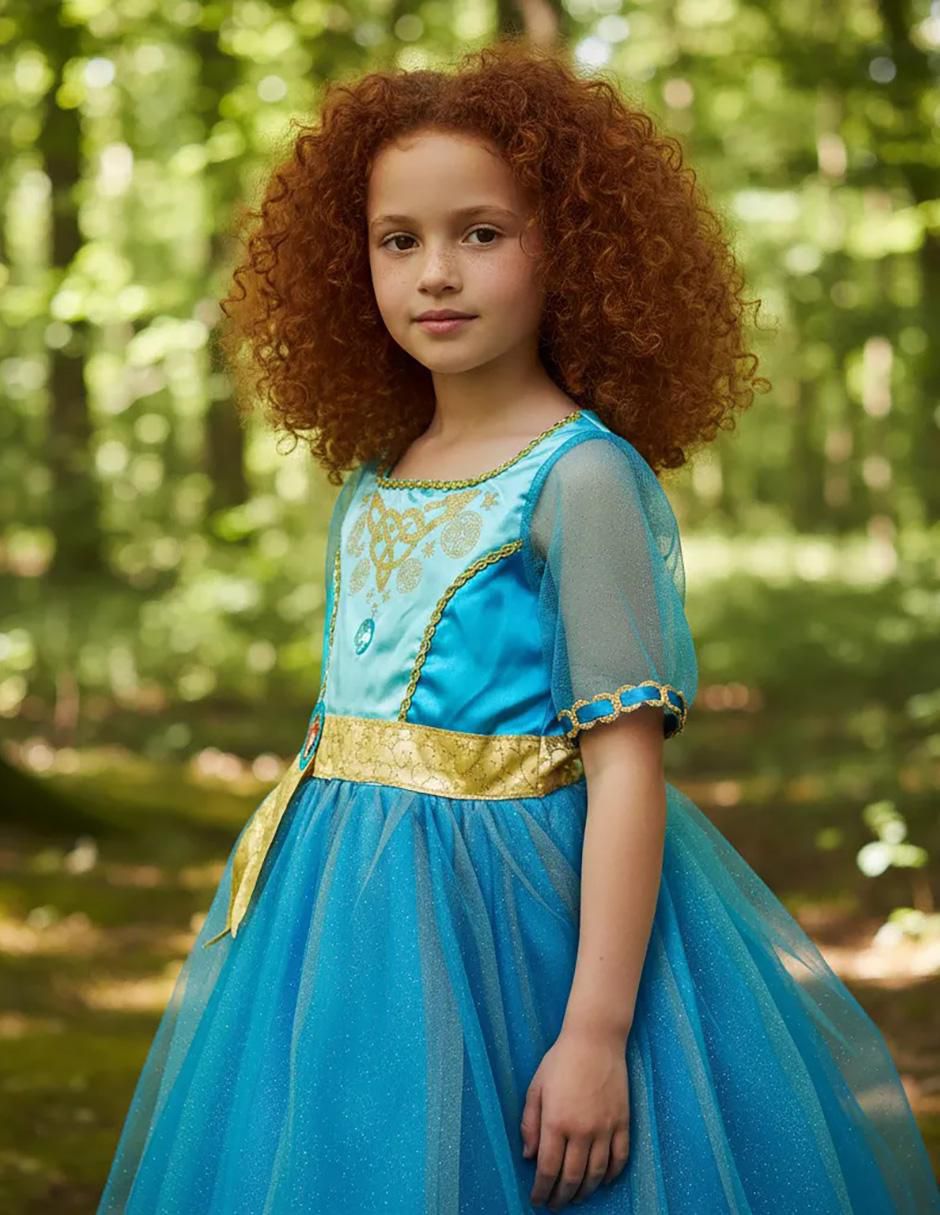 Disfraz de Princesa Merida para niña