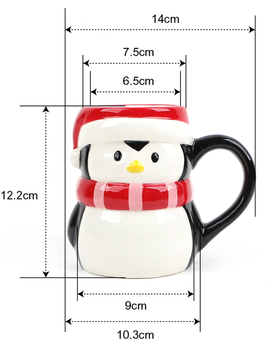 Taza de colección bespirt pingüino 7