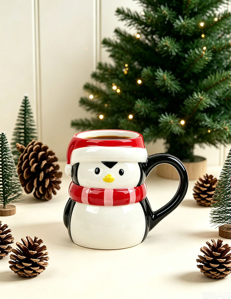 Taza de colección bespirt pingüino 6