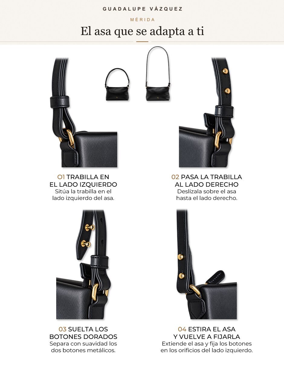 Set bolsa crossbody de piel para mujer 9
