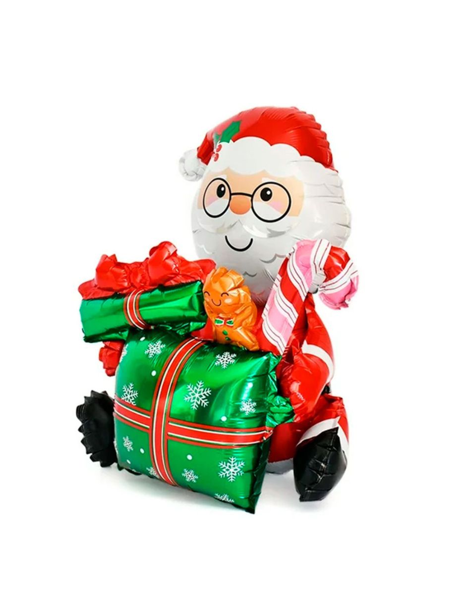 Globo metálico de santa claus 4