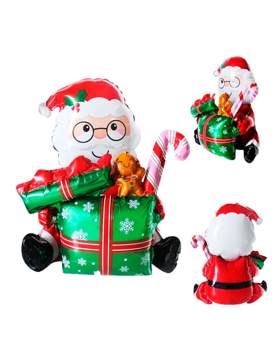 Globo metálico de santa claus 3