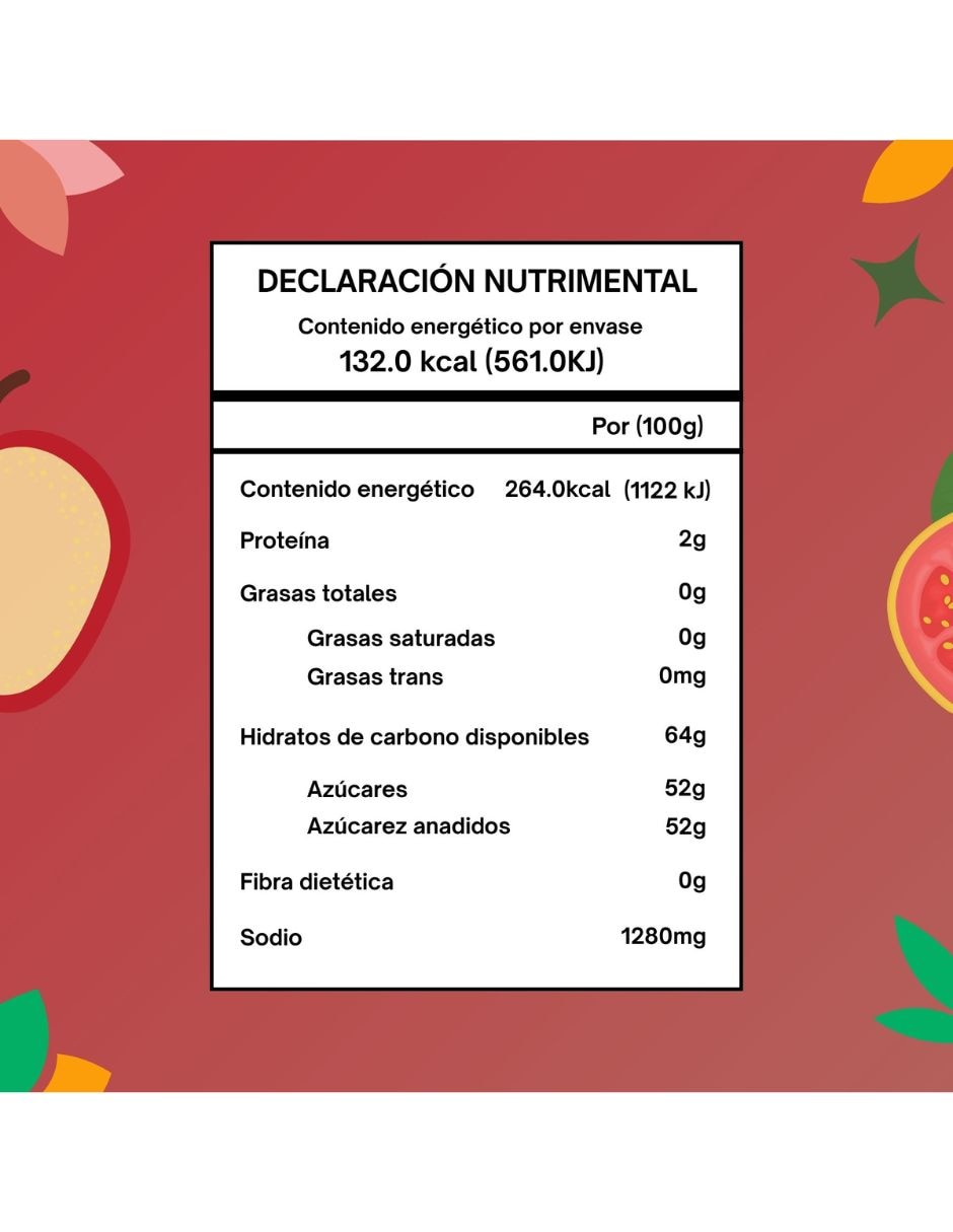 Gomitas enchiladas frutas con 50 g 7